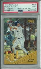 Derek Jeter [Artist's Proof] #179 Baseball Cards 1996 Pinnacle Starburst Prices