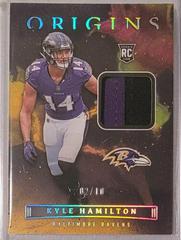 Kyle Hamilton [Gold] Football Cards 2022 Panini Origins Rookie Patches Prices