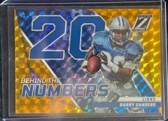 Barry Sanders [Gold] Football Cards 2022 Panini Zenith Behind the Numbers Prices