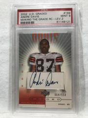 Andre Davis [Autograph] #169 Football Cards 2002 Upper Deck Graded Prices
