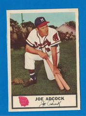 Joe Adcock [Hand Cut] #9 Baseball Cards 1955 Johnston Cookies Braves Prices