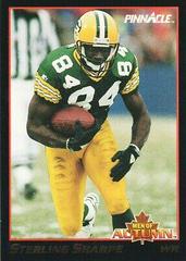 Sterling Sharpe #9 Football Cards 1993 Pinnacle Men of Autumn Prices