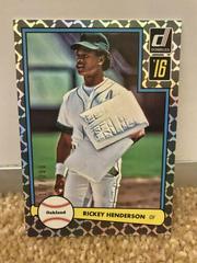 Rickey Henderson [Holometric] #47 Baseball Cards 2016 Panini Donruss 1982 Prices