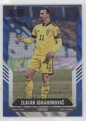 Zlatan Ibrahimovic [Blue Lava] #1 Soccer Cards 2021 Panini Score FIFA Prices