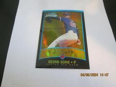 Seung Song [Gold Refractor] #147 Baseball Cards 2001 Bowman Chrome Gold Prices