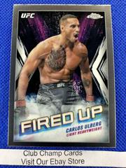Carlos Ulberg #FDP-10 Ufc Cards 2024 Topps Chrome UFC Fired Up Prices