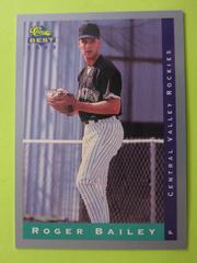 Roger Bailey Baseball Cards 1993 Classic Best Prices