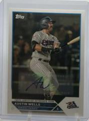 Austin Wells [Autograph] #PD-10 Baseball Cards 2023 Topps Pro Debut Prices