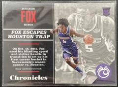 De'Aaron Fox [Purple] #107 Basketball Cards 2017 Panini Chronicles Prices