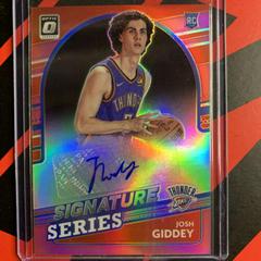 Josh Giddey [Pink] #SS-JGD Basketball Cards 2021 Panini Donruss Optic Signature Series Prices