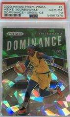 Arike Ogunbowale [Prizm Green Ice] Basketball Cards 2020 Panini Prizm WNBA Dominance Prices