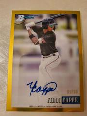 Yiddi Cappe [Gold] #93PA-YCA Baseball Cards 2021 Bowman Heritage Chrome Prospect Autographs Prices