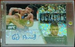 Gilbert Burns [Disco Prizms] #OA-GBN Ufc Cards 2021 Panini Select UFC Octagon Action Signatures Prices