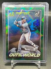 J.D. Martinez [Green] Baseball Cards 2018 Panini Donruss Out of This World Prices