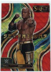 The All Mighty' Bobby Lashley [Red Wave] #3 Wrestling Cards 2023 Panini Select WWE Sensations Prices