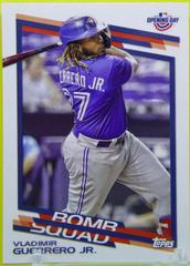 Vladimir Guerrero Jr #BS-12 Baseball Cards 2022 Topps Opening Day Bomb Squad Prices