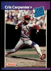 Cris Carpenter Baseball Cards 1989 Donruss Prices