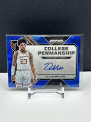 Dillon Mitchell #CP-DMC Basketball Cards 2023 Panini Prizm Draft Picks College Penmanship Autographs Prices