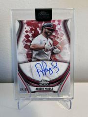 Albert Pujols [Red Trim] #WCA-AP Baseball Cards 2023 Topps Chrome Black Ivory Autographs Prices