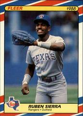 Ruben Sierra #36 Baseball Cards 1988 Fleer Superstars Prices
