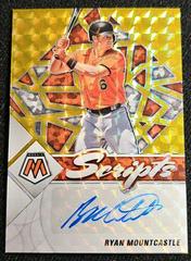 Ryan Mountcastle [Gold] #SC-RM Baseball Cards 2022 Panini Mosaic Scripts Autographs Prices