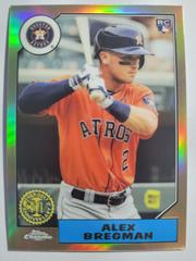 Alex Bregman [Orange Refractor] #87T-5 Baseball Cards 2017 Topps Chrome 1987 Prices