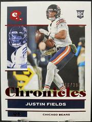 Justin Fields [Red] #19 Football Cards 2021 Panini Chronicles Prices