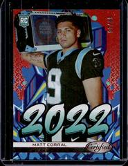Matt Corral [Red] #2022-3 Football Cards 2022 Panini Certified 2022 Prices