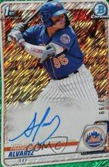 Francisco Alvarez [Green Refractor] #CPAFA Baseball Cards 2020 Bowman Chrome Prospect Autographs Prices
