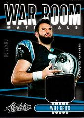 Will Grier Football Cards 2019 Panini Absolute War Room Materials Prices