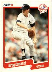 Greg Cadaret #440 Baseball Cards 1990 Fleer Prices
