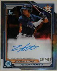 Anthony Huezo [Refractor] #CPA-AHU Baseball Cards 2024 Bowman Chrome Prospect Autograph Prices