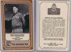 Earle Neale Football Cards 1975 Fleer Hall of Fame Prices