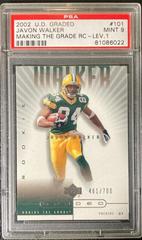 Javon Walker [Making the Grade RC Lev.1] #101 Football Cards 2002 Upper Deck Graded Prices