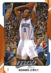 Rashard Lewis Basketball Cards 2008 Upper Deck MVP Prices