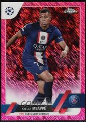 Kylian Mbappe [Pink Shimmer] Soccer Cards 2022 Topps Chrome UEFA Club Competitions Prices