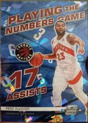 Fred VanVleet [Blue Ice] #25 Basketball Cards 2021 Panini Contenders Optic Playing the Numbers Game Prices