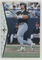 Mark McGwire [Silver] #185 Baseball Cards 1995 SP Prices