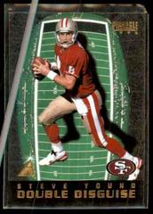 Steve Young/Kerry Collins #20 Football Cards 1996 Pinnacle Double Disguise Prices