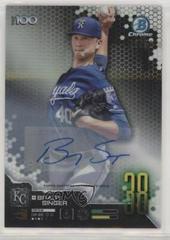 Brady Singer [Autograph] #BTP-38 Baseball Cards 2019 Bowman Chrome Scouts' Top 100 Prices