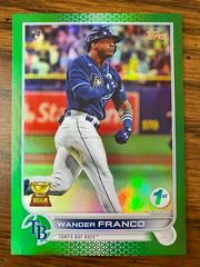 Wander Franco [Green] #215 Baseball Cards 2022 Topps 1st Edition Prices