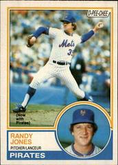 Randy Jones #29 Baseball Cards 1983 O Pee Chee Prices
