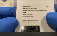 Justin Fields #JRS-JFI Football Cards 2021 Panini Select Jumbo Rookie Signature Swatches Prices