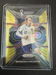Brenden Aaronson [Gold] Soccer Cards 2022 Panini Prizm World Cup Phenomenon Prices