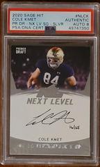 Cole Kmet [Silver] #NL-CK Football Cards 2020 Sage Hit Next Level Signatures Prices