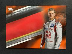 Mick Schumacher [Orange] #FF-MS Racing Cards 2021 Topps Formula 1 Flags of Foundation Prices