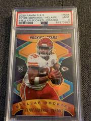 Clyde Edwards Helaire [Orange] #SR8 Football Cards 2020 Panini Rookies & Stars Stellar Prices