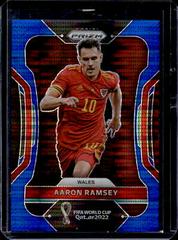 Aaron Ramsey [Breakaway Blue] #295 Soccer Cards 2022 Panini Prizm World Cup Prices