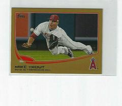 Mike Trout [Mini Gold] #536 Baseball Cards 2013 Topps Prices