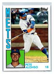 Pete Alonso [150th Anniversary] #84-11 Baseball Cards 2019 Topps Update 1984 Baseball Prices